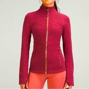 Lululemon Define Jacket 6 Mulled Wine Red Athletic Sporty Athliesure Gym Yoga